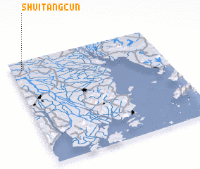 3d view of Shuitangcun