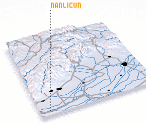 3d view of Nanlicun