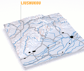 3d view of Liushukou