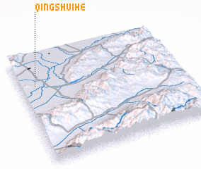 3d view of Qingshuihe