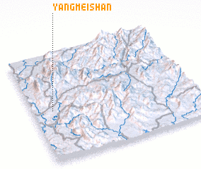 3d view of Yangmeishan