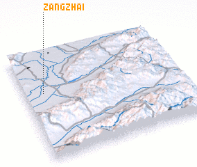 3d view of Zangzhai