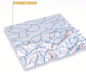 3d view of Rumah Surau