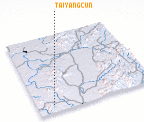 3d view of Taiyangcun