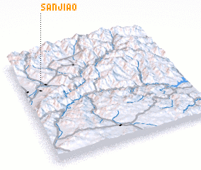 3d view of Sanjiao