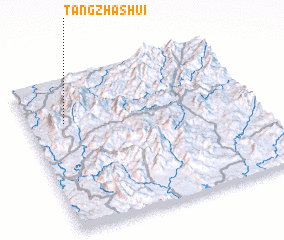 3d view of Tangzhashui
