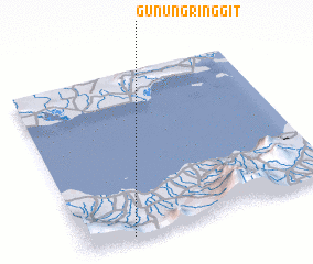 3d view of Gunungringgit