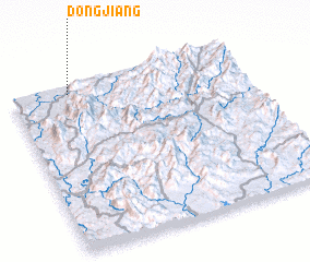 3d view of Dongjiang