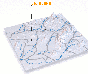 3d view of Lijiashan