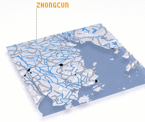 3d view of Zhongcun