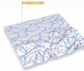 3d view of Rumah Sigau