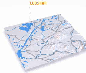 3d view of Luoshan