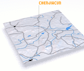 3d view of Chenjiacun