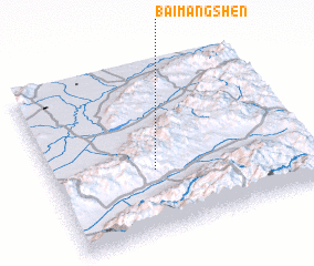 3d view of Baimangshen