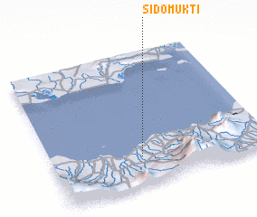 3d view of Sidomukti