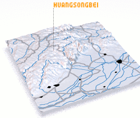 3d view of Huangsongbei