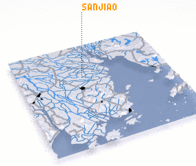 3d view of Sanjiao