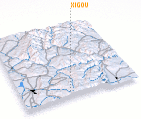 3d view of Xigou