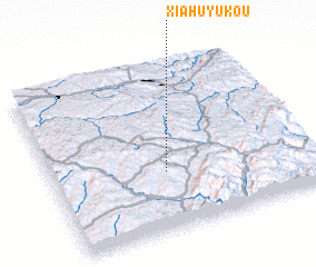 3d view of Xiahuyukou