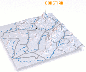 3d view of Gongtian