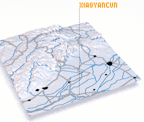 3d view of Xiaoyancun