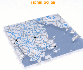 3d view of Lianhuashan