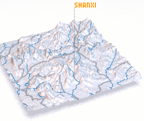 3d view of Shanxi