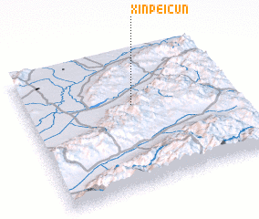 3d view of Xinpeicun