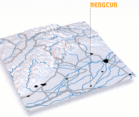 3d view of Mengcun