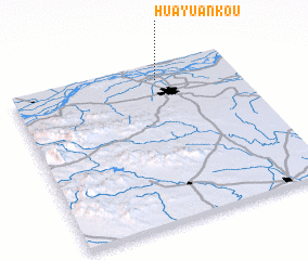 3d view of Huayuankou