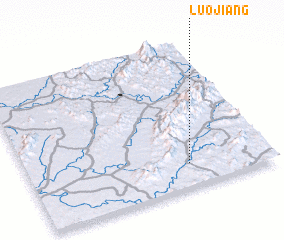 3d view of Luojiang