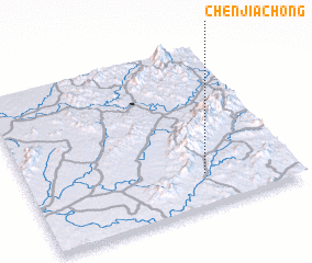 3d view of Chenjiachong