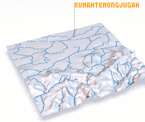 3d view of Rumah Temong Jugah