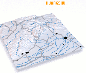 3d view of Huangshui