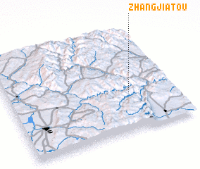 3d view of Zhangjiatou