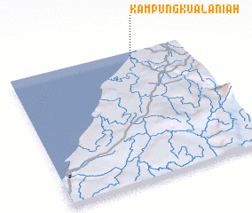 3d view of Kampung Kuala Niah