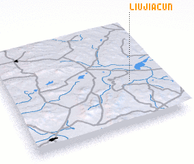 3d view of Liujiacun