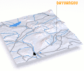 3d view of Dayuangou