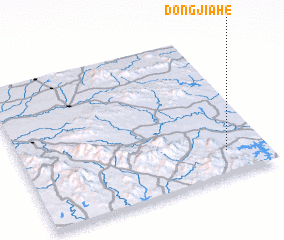 3d view of Dongjiahe