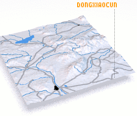 3d view of Dongxiaocun