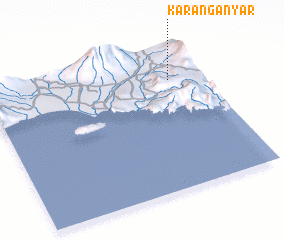 3d view of Karanganyar