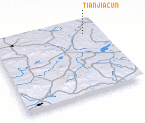 3d view of Tianjiacun