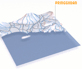 3d view of Pringgodan