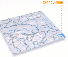 3d view of Zhangjiawan