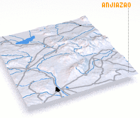 3d view of Anjiazao