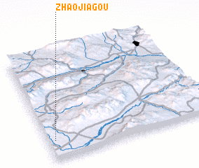 3d view of Zhaojiagou