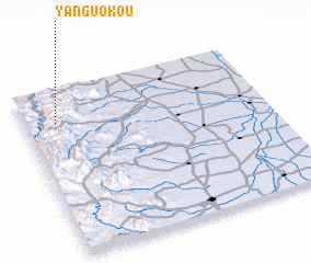 3d view of Yanguokou