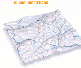 3d view of Guanglingcichang