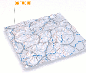 3d view of Dafucun