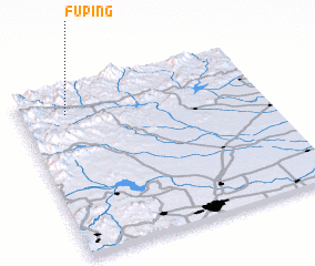 3d view of Fuping